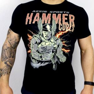 Aesir Sports Slim Fit T-Shirt - Hammer Curls