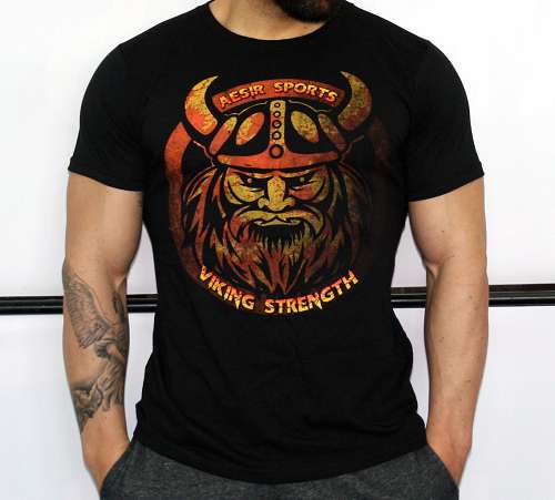 Aesir Sports Slim Fit T-Shirt - Viking Strength